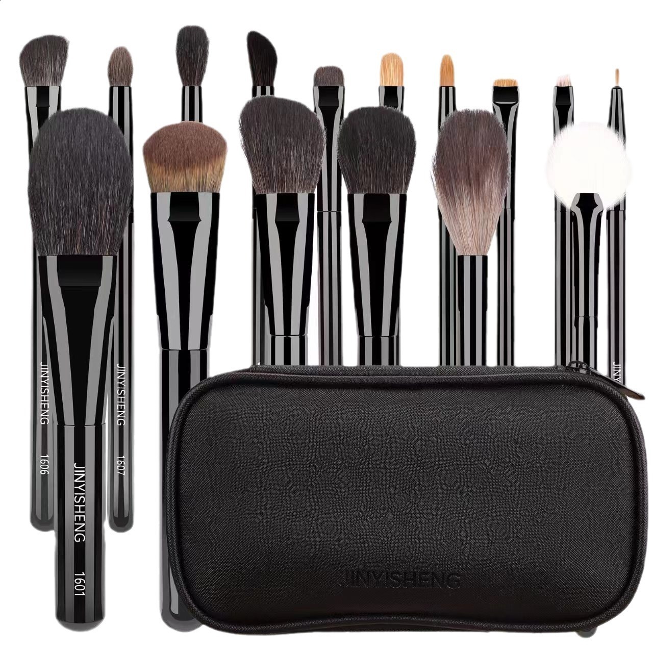 10 piece hourglass makeup brush set easy to wear powder carving brush diagonal eye shadow concealer nose brush female makeup 250311