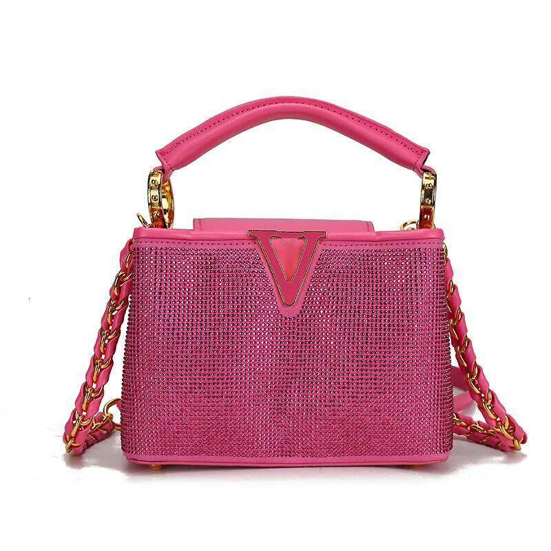 New European and American Retro Dia Set Fashion Women's Bag, Shoulder Crossover, Celebrity Same Style