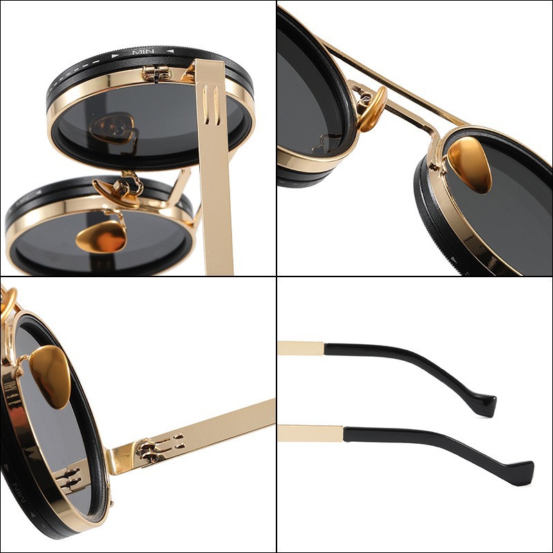 New Style Sunglasses ND9-speed Rotation Adjustable Brightness Reduction Sunglasses Polarized Anti-strong Light Fishing Men's Sunglasses Sport Eye