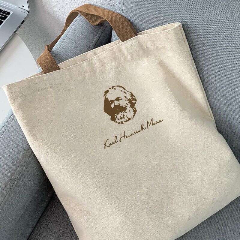 Cultural Creative Surroundings Marx Canvas for Men Women School Students Handbag Tutoring and Extra Classes Backpack Cloth Bag New Trend