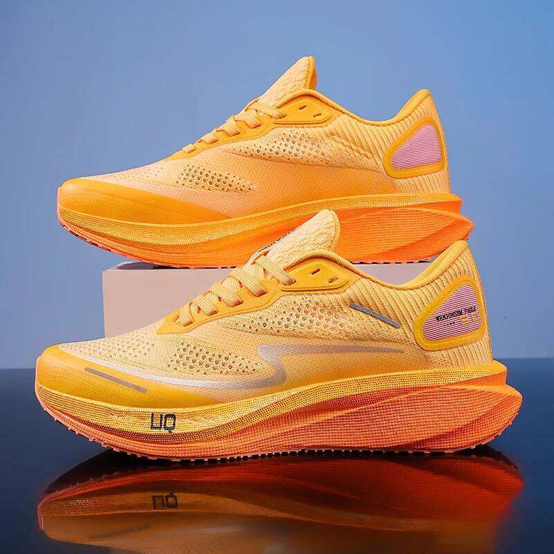 Marathon Carbon Plate Men Casual AirCushion Gym Sport Running Shoes Comfy Hiking Athletic Sneakers Footwear Male