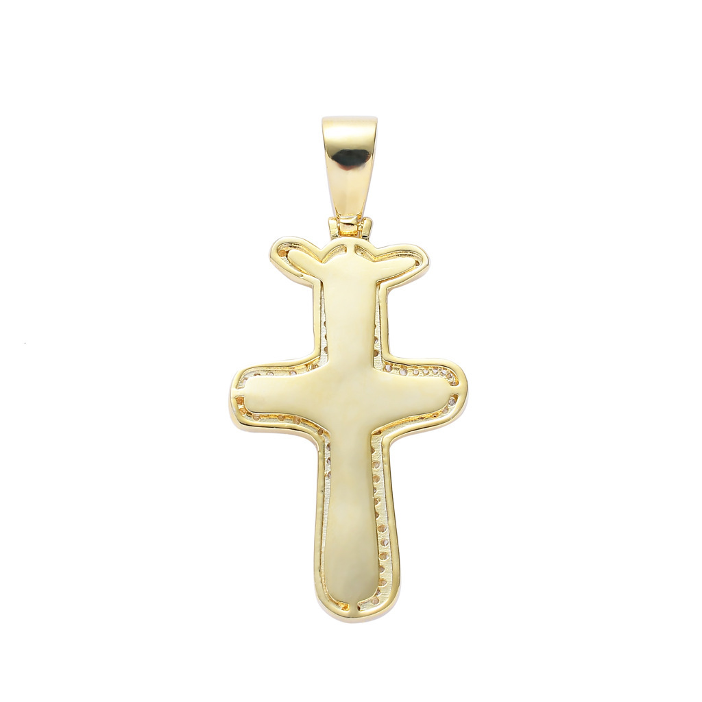 Necklace hip hop Travis Scott cross cactus Jack pendant trendsetter jewelry Moissanite pendant