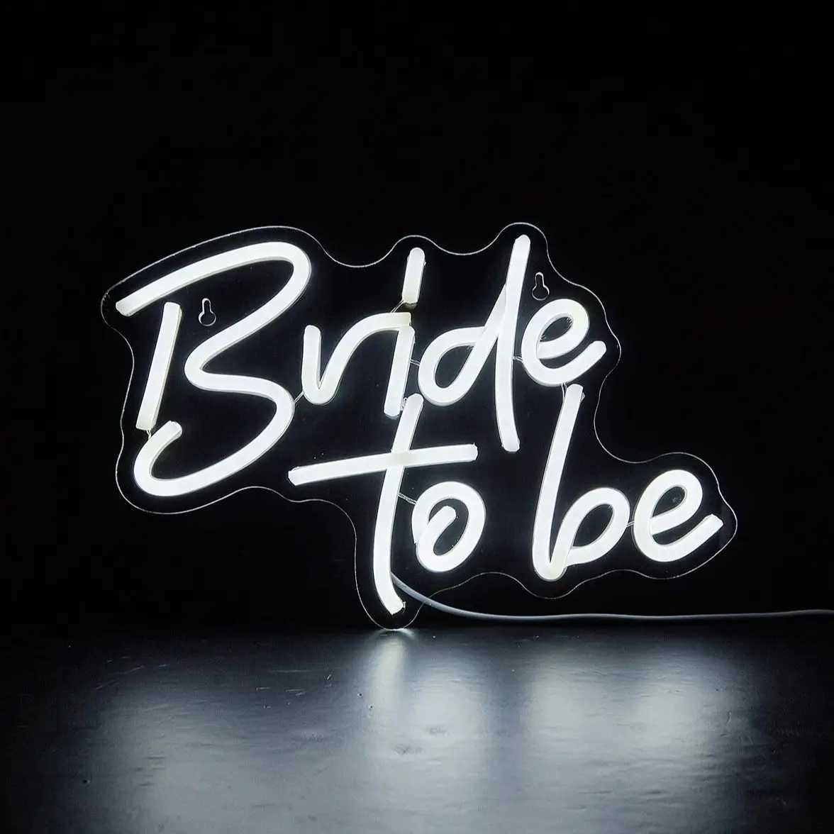 Chi-buy LED Neon Bride To Be USB Powered Neon Signs Night Light 3D Wall Art Game Room Bedroom Party Decor Lamp Signs XJ250602