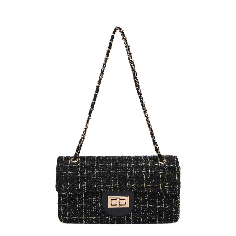 Top brand high-quality new free designer bag cross-border fashion texture shoulder bag new fashion chain slanted square bag new free designer bag