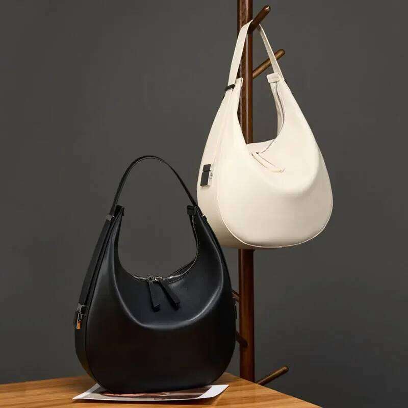 Genuine Leather Women's Tote Bags Large Capacity Fashion Trend Shoulder Bag High Quality Cowhide Female Handbags 2782