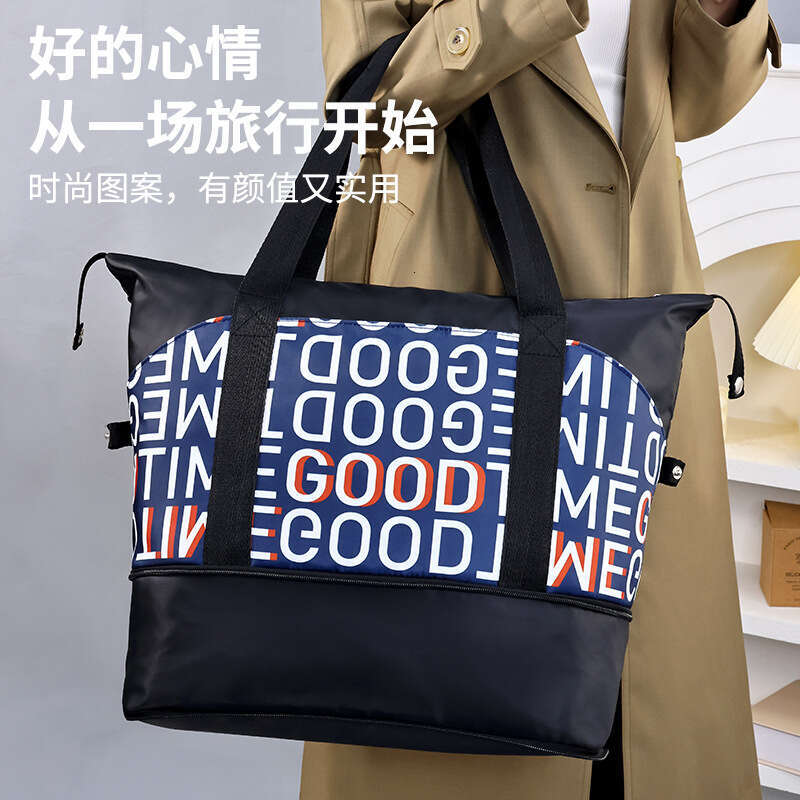 New Large Capacity Alphabet Gym Handheld Waterproof Lage Travel Maternity Storage Duffel Bag