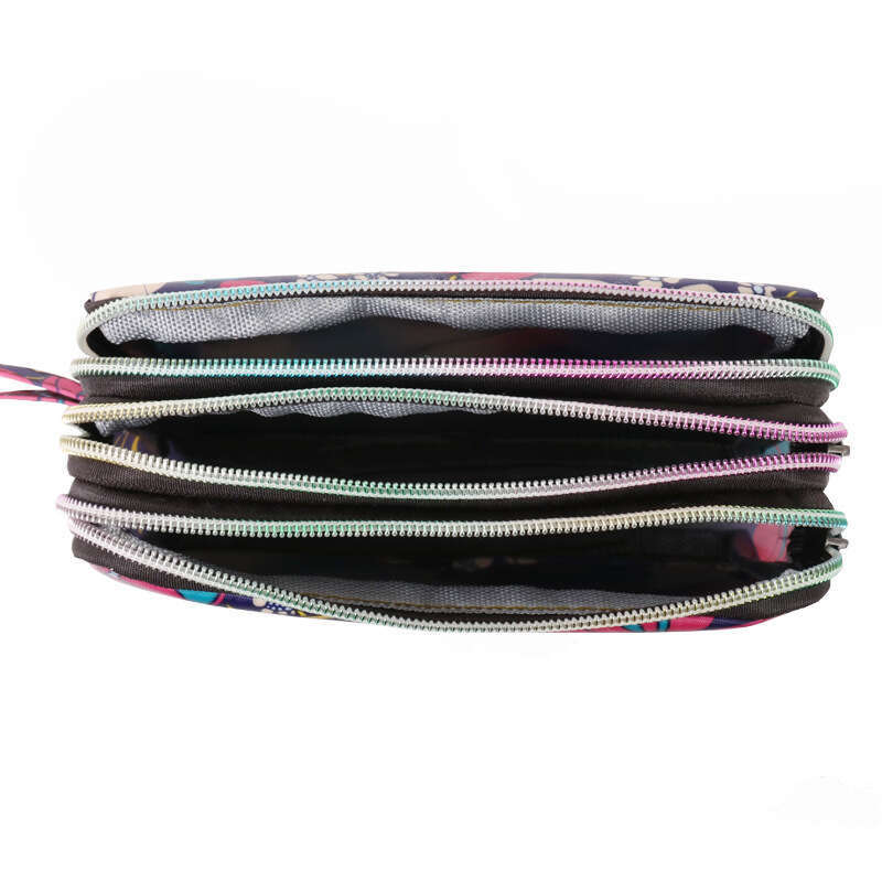 2024 New Women's Long Phone Wallet Clutch Bag Fabric Coin Purse Small Handbag for Women