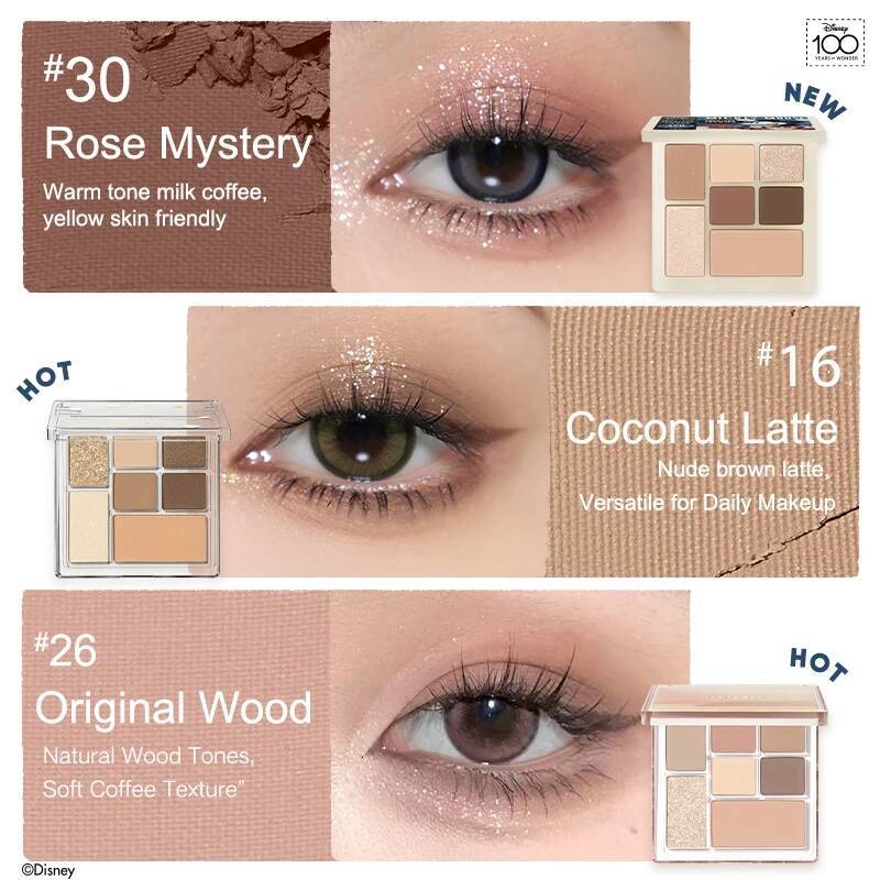 Judydoll Playful 7-Color Eyeshadow Palette, All-In-One, Highly Pigmented, Easy Blend, Perfect for Beginners & Pro Looks
