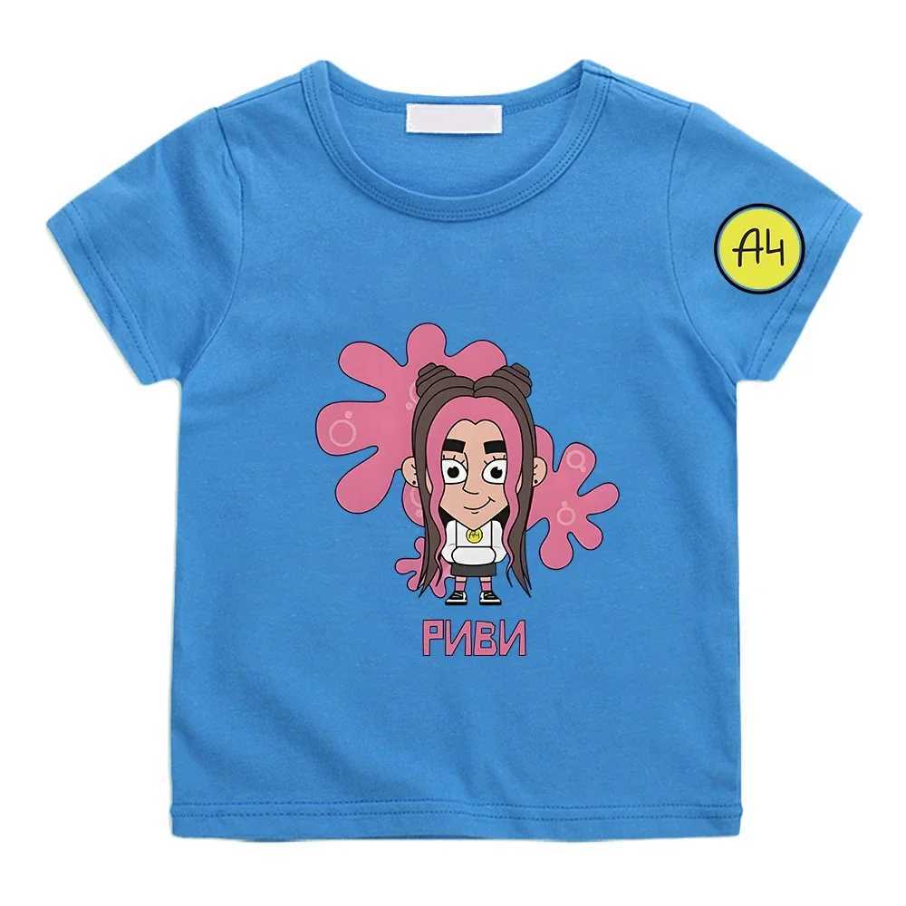 Merch A4 VladA4 T-shirt 100% Cotton High Quality Summer Tee-shirt for Baby Boys and Girls Soft O-neck T-shirts Children Casual Tee T250603