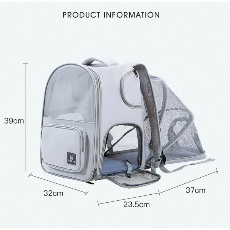 Pet Cat Bag Cat Small Dog Breathable Portable Cat Backpack Small Animal 250526
