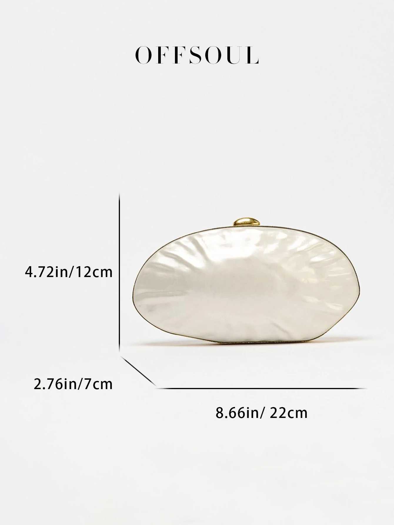 Mermaid Series White Pearl Effect Hard Shell Bag New Wedding Dress for Bride with Evening Bag Z250603