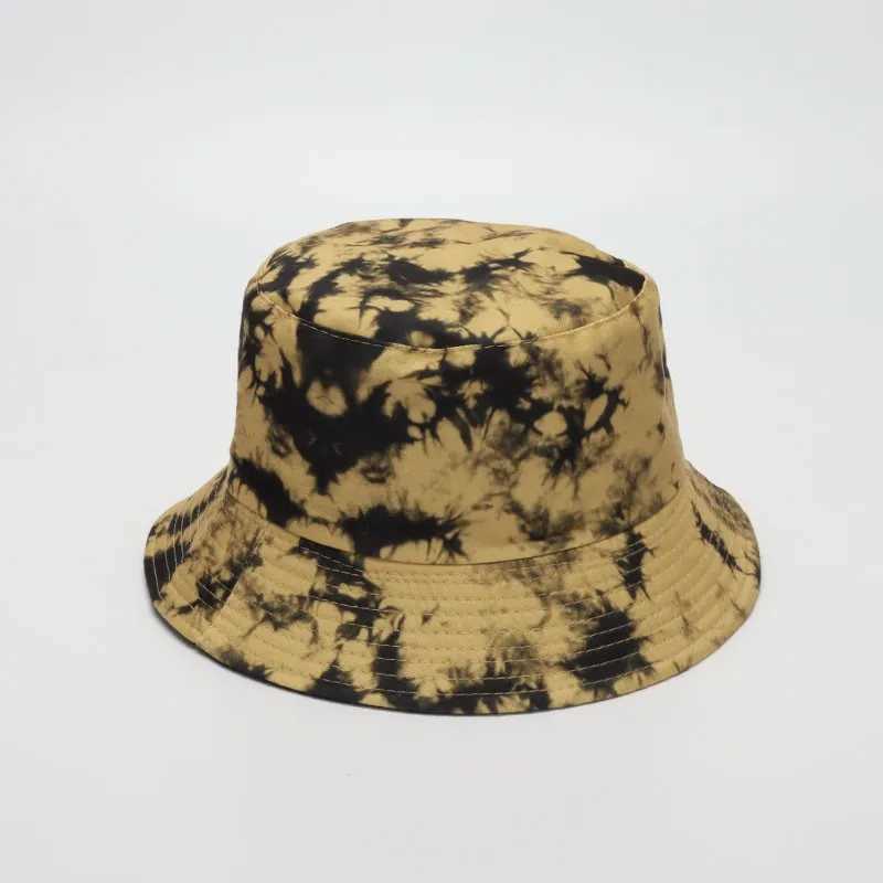 Bucket Hat Women Men Summer Reversible Print Cotton Sun Protection Fisherman Cap Panama Hat Bob Hat Hip Hop Kpop Dance Fashion W250602