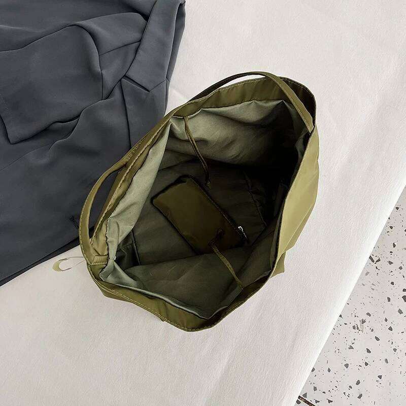 Women's Bags Designer Army Green Nylon Shoulder With Zipper Coin Purse Casual Fashion Hobo Crossbody Bag Large Capacity Top Handle Tote