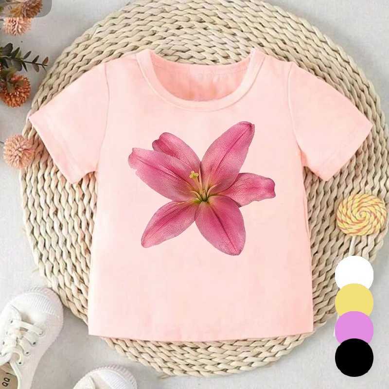 90s Cute Flower Girl Love Kid Child Summer Kawaii Kid T-Shirt For Children Tops Fashion Tee Outfits Baby Tshirt Clothing T250603