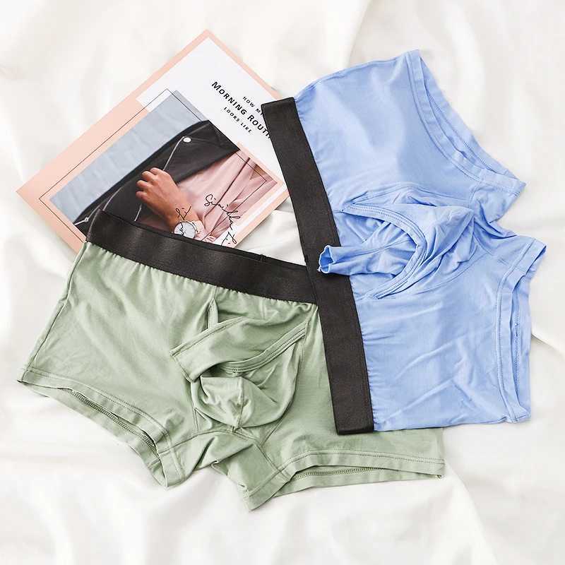 Men Boxers Sexy Underwear Long Penis Pouch Boxershorts Underpants Male hombre Elephant Bulge Panties Lingerie W250603