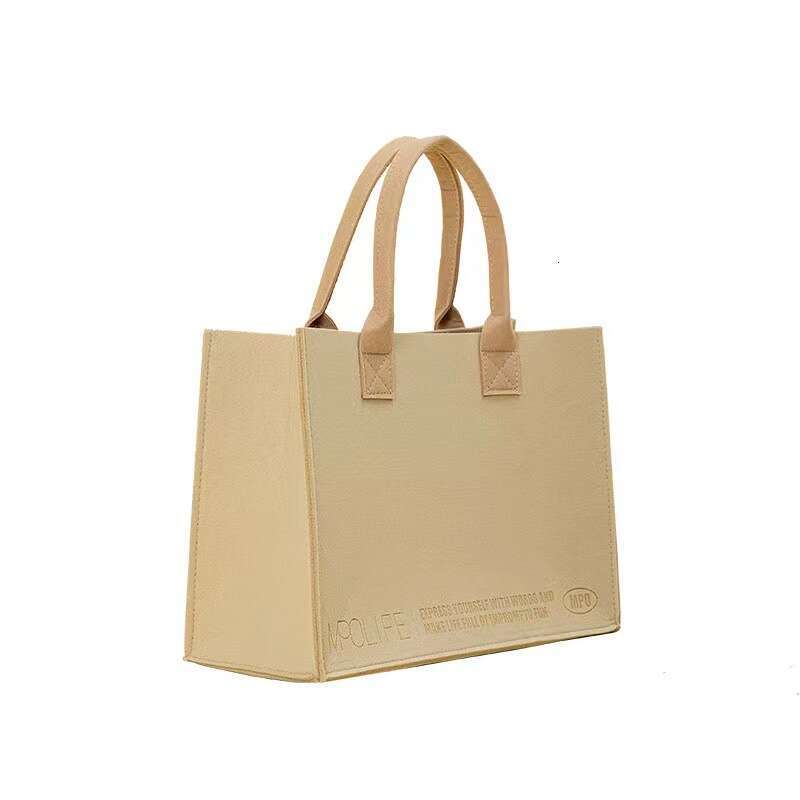 New Tote Large Capacity Simple Customizable Felt Gift Storage Bag