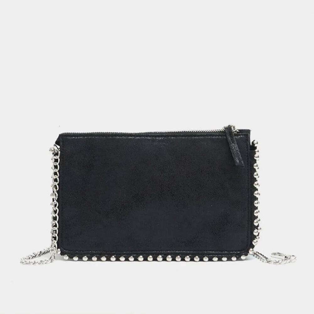 Beading Crossbody Bags For Women Designer Faux Suede Shoulder Bag Brands Handbags And Purses Chains Phone Flap Tote Chic
