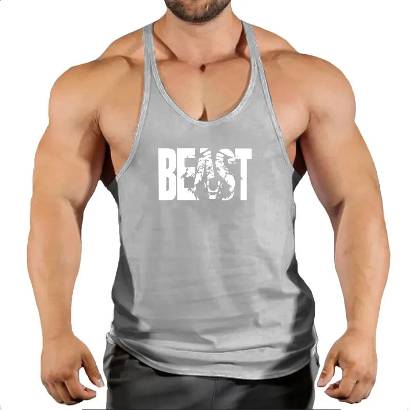 Sleeveless Sweatshirt Mens Singlets Gym Tshirts Suspenders Man Top for Fitness Vests Bodybuilding Shirt Stringer Clothing Vest 250527