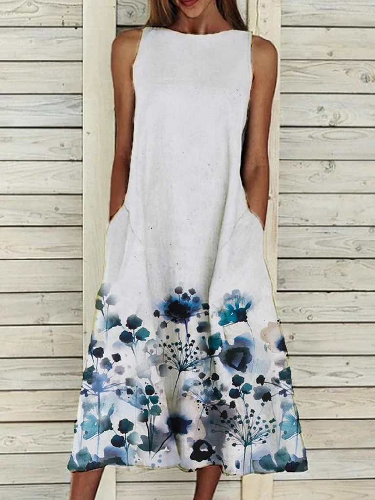 women's wear wsih Women's Fashion 2023 Summer New Floral Print Elegant Dress