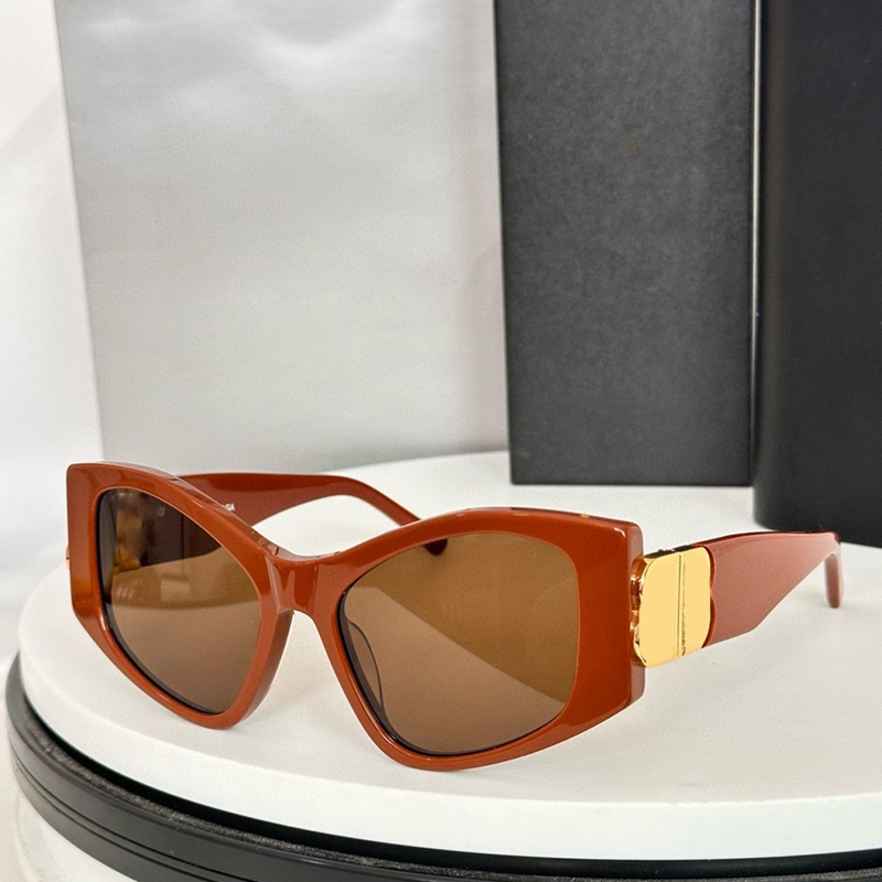 Designer sunglasses for women Bossy Cat BB 0287 brown acetate men trendy street shooting leisure vacation party dance sunglasses luxury brand sunglasses