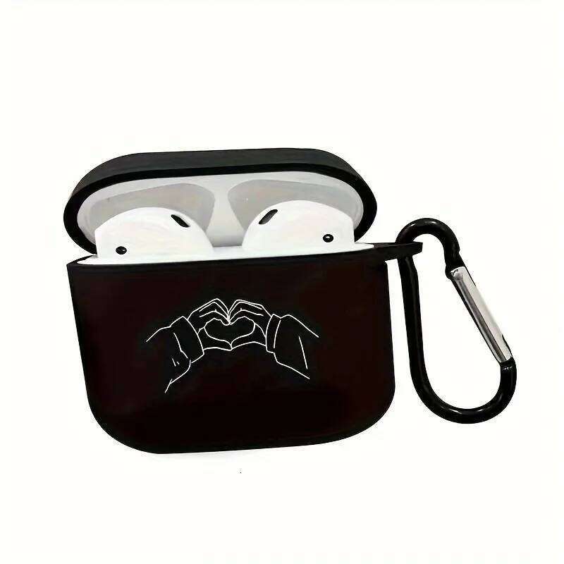 Simple Black Clear Case 4 Wireless Earphone Cover For 3/2/ Pro/Pro 2nd Headset Soft Box Men and wom