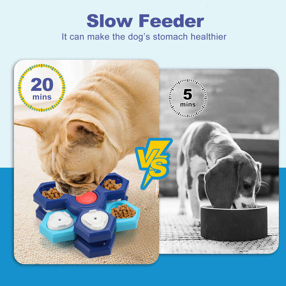 Supplies New Dog Toy Puzzle Feeder Pet Puppy Slow Food Bowl