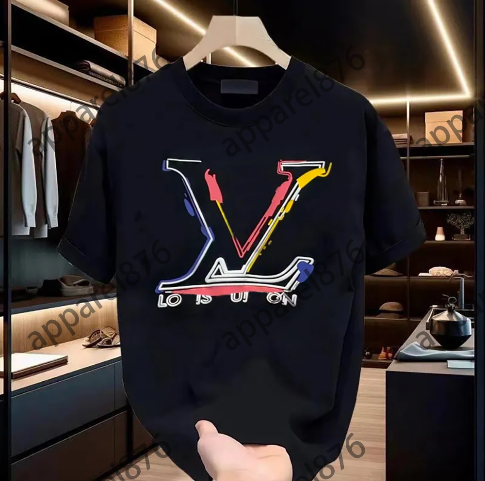 Men T Shirt tee shirt short-sleeved designer Round Neck Print t shirt fashion top short T-shirt couple men t-shirt Luxury shirts loose tshirts wholesale plus size