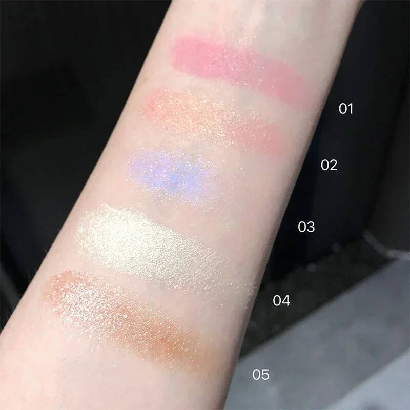 Butterfly Eyeshadow Palette Shimmer Pearlescent Lasting Fine Sparkling Sequins Eye Shadow Silkworm Brighten Pearly Highlighter