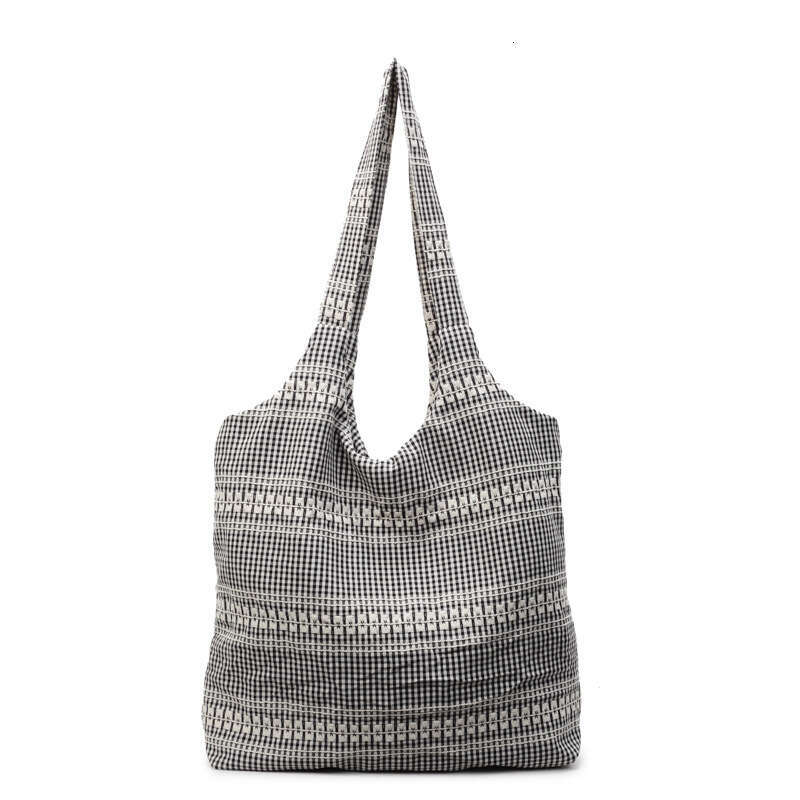 Spring Summer New Handbag Trendy Loose Shoulder Casual Fashion Canvas Handheld Underarm Tote Bag