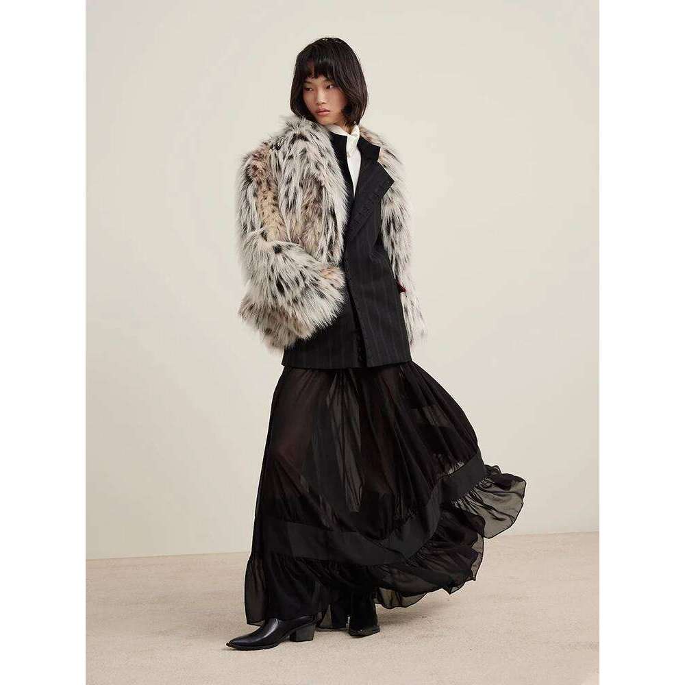 Winter Colorful Thickened Warm Hairy Shaggy Faux Fox Fur Coat Women Short Loose Fluffy Jacket 2025