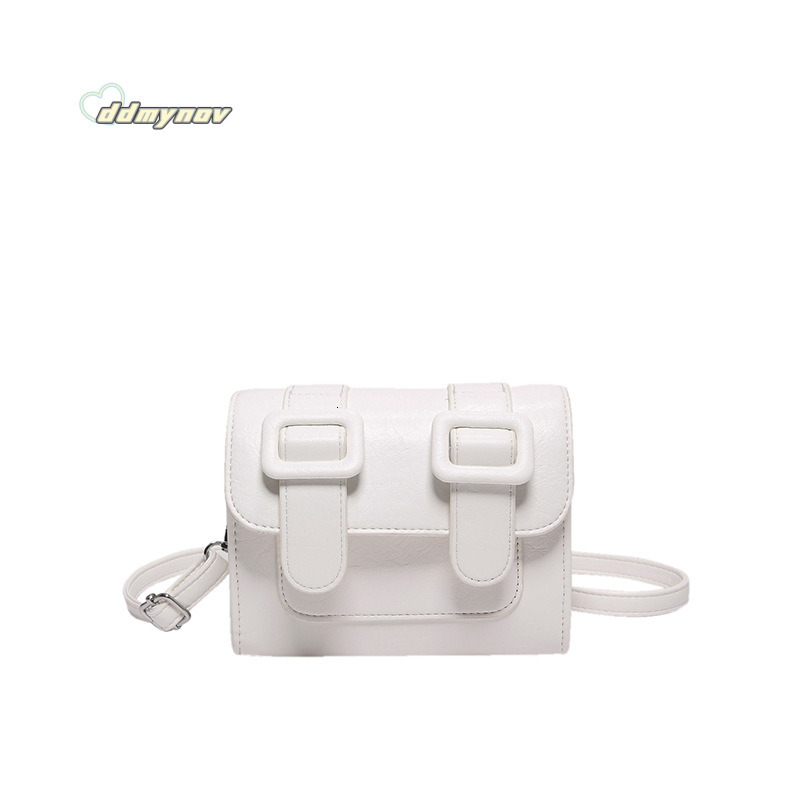 2024 New Style Personality Messenger Solid Color PU Fashion Small Square Shoulder Crossbody Women's Bag ddmynov