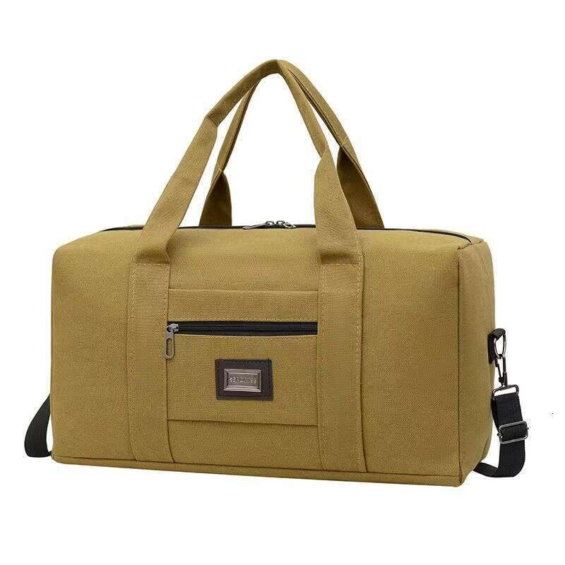 Canvas Tote Large Capacity Wear-resistant Luggage Business Trip Shoulder Outdoor Travel Bag