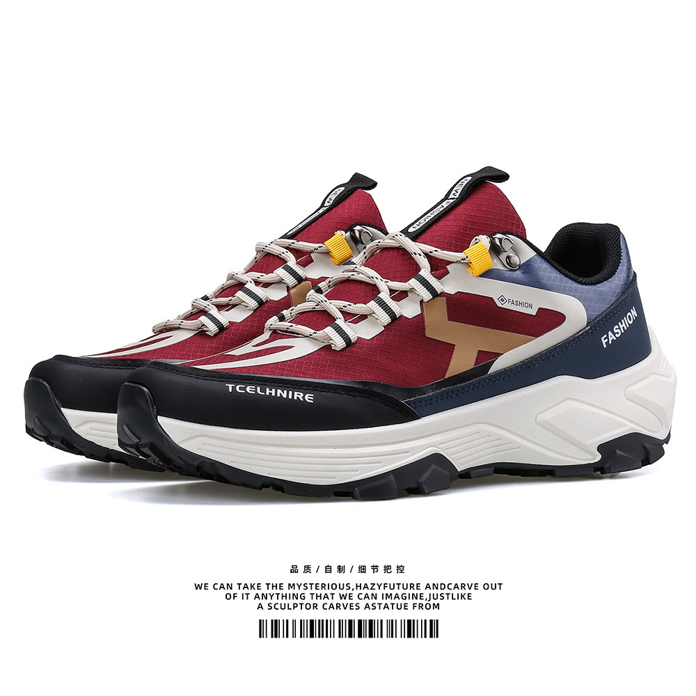 designer Men's Shoes Foreign Trade Large Size 46 Ultra-Light Shoes Men's Casual Shoes Fashion Outdoor Hiking Climbing Sports Shoes Men