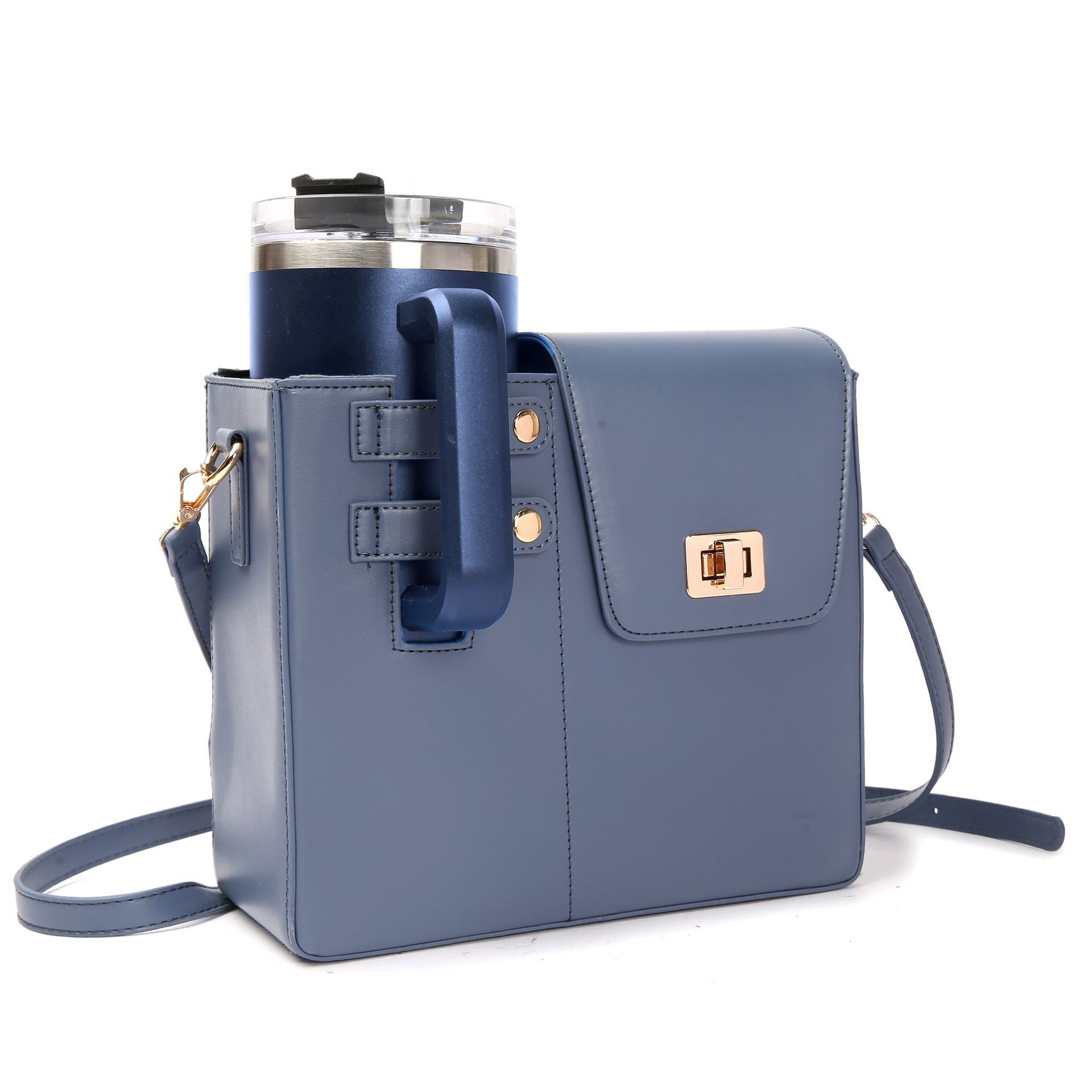 New Style Design New Single Shoulder Bag Outdoor Portable Drink Bottle Water Cup Pink Simple Commuter Crossbody Bag New Free Delivery Designer Bag