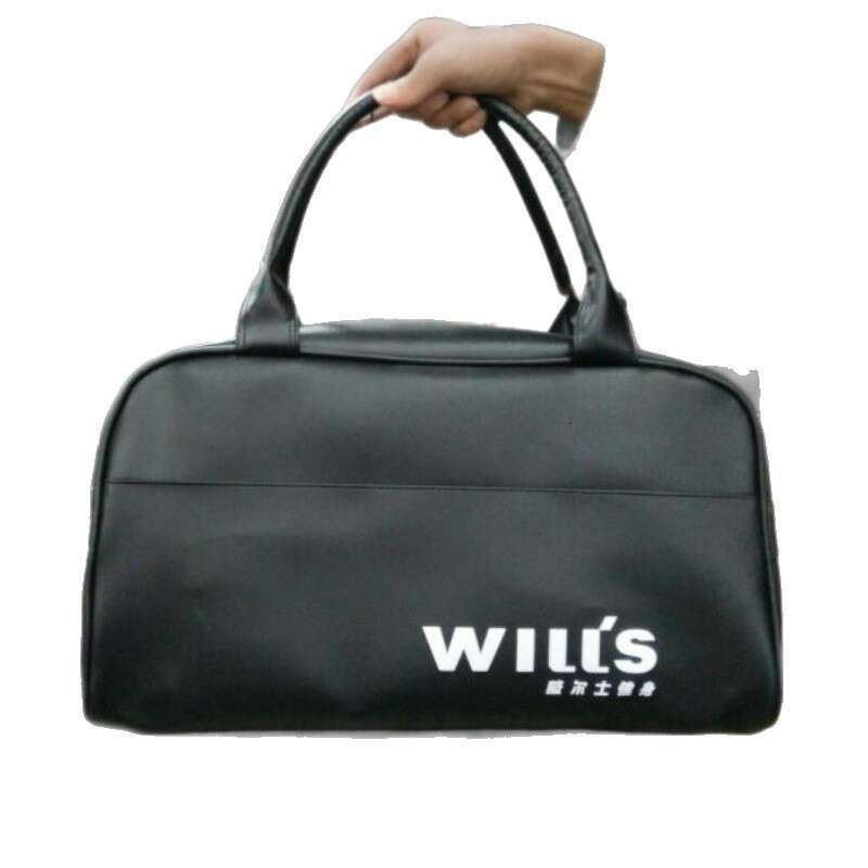 Handheld Large Capacity PU Water-Resistant Gym Travel Duffel Bag Simple Fashion Wales