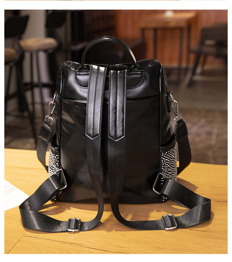 Free Shipping Women's Leisure Large Capacity Backpack 2025 New Style Niche Simple And Versatile Outdoor Commuting Shoulder Bag Student Backpack S