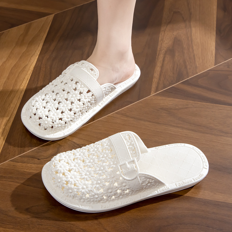 Half Slippers Office Closed-Toe Lazy Clogs Women 2023 Summer Home Indoor Outdoor Mules Fashion ddmythur