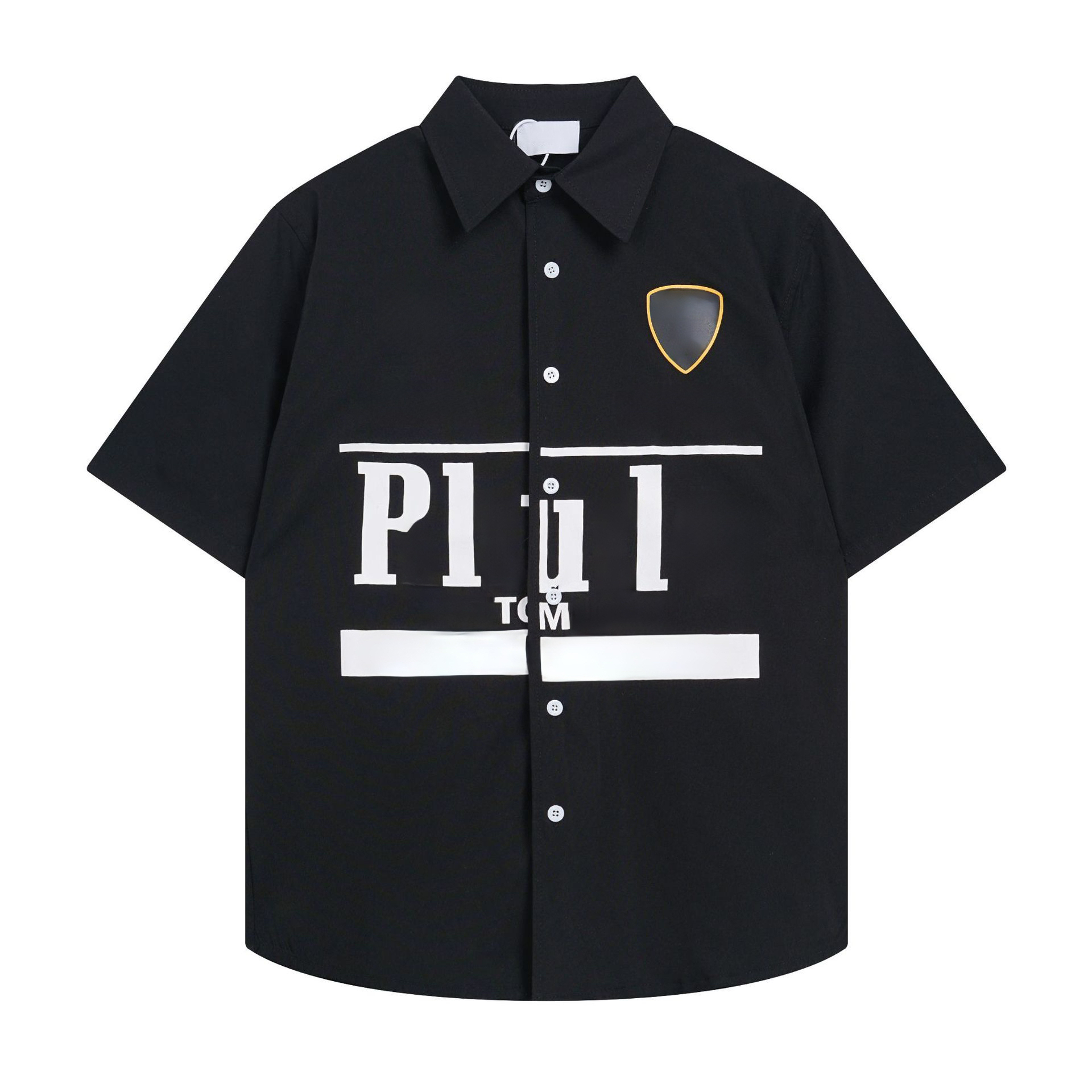 designer shirt for man Classic Rhude Shirt Summer Heavy Fabric Couple Fashion Designer Brand Polos Shirts Tshirt Men Po for Mens New Style