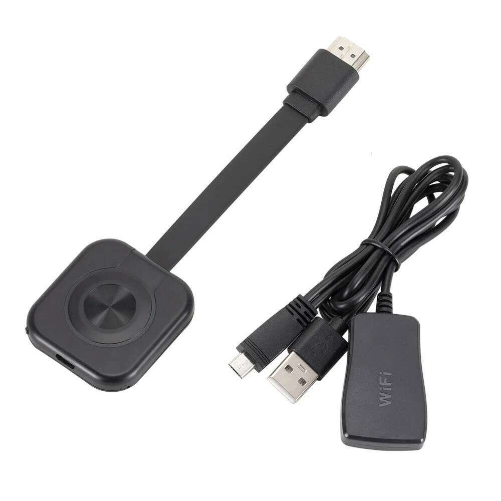 Portable Mobile Phone Wifi Wireless Hdmi-compatible Projector Mirroring Screen Display Adapter Video Transmission