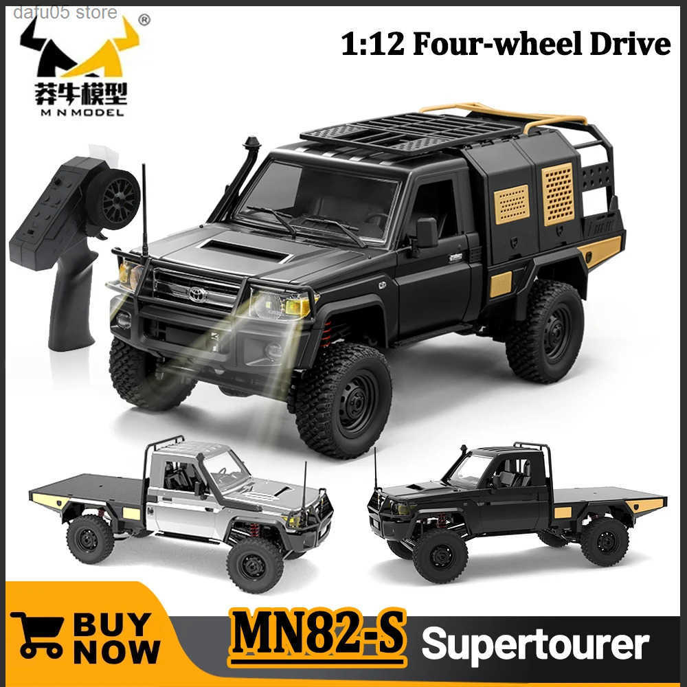 MN82-S LC79 MN82 Pro 1/12 Full Scale RC Pickup Truck Four-Wheel Drive Climbing Car Remote Control Off-Road Vehicle Toys Model