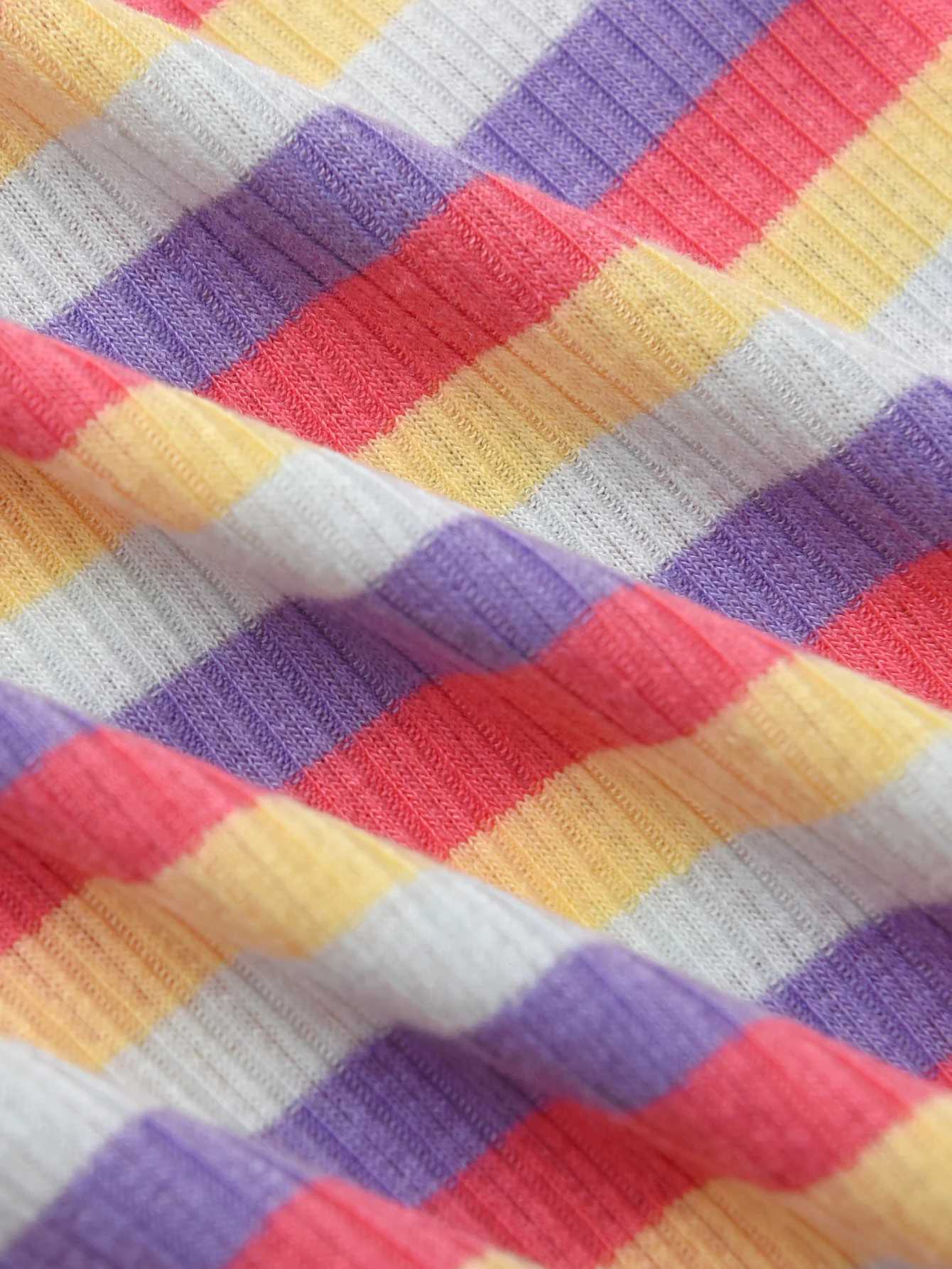 Girls Short Sleeve T-Shirt Summer Stripes Clothing Comfort Children 1-8 Years Old Half Sleeve Top Kids Casual Baby Outdoor Wear T250603