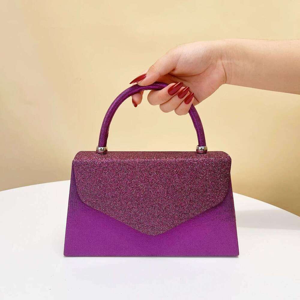 Design Women Bucket Clutch Green Color Merry Christmas Gift Handbags Sequins Glitter Evening Bags For Purse