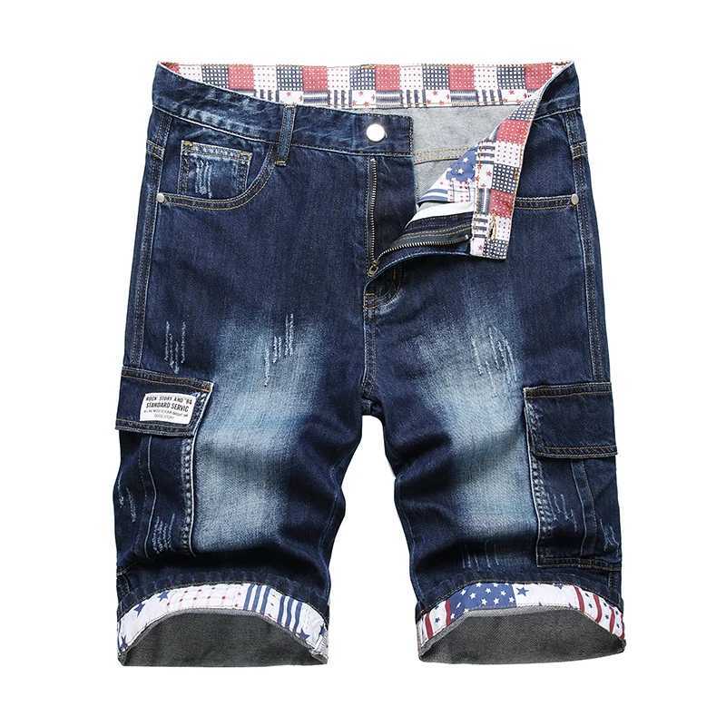 2024 Summer New Mens Short Jeans Brand Clothing Bermuda Cotton Shorts Men Streetwear Breathable Casual Denim Shorts T250603