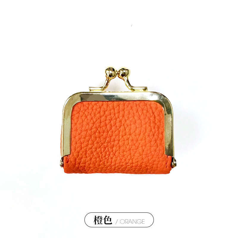 New Genuine Leather Compact Mini Clasp Diamond Rings, Gold Necklaces, Jewelry Box, Coin Purse, Storage Bag for Women