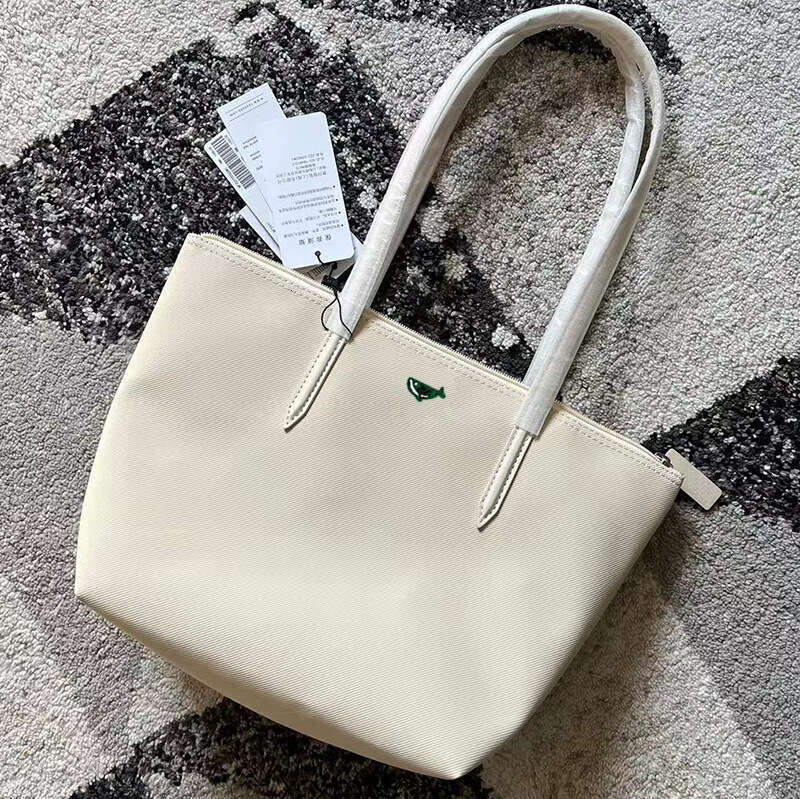 Small Horizontal French Fashion Crocodile PVC Shopping Single Shoulder Handheld Tote Dumpling Bag Waterproof Backpack