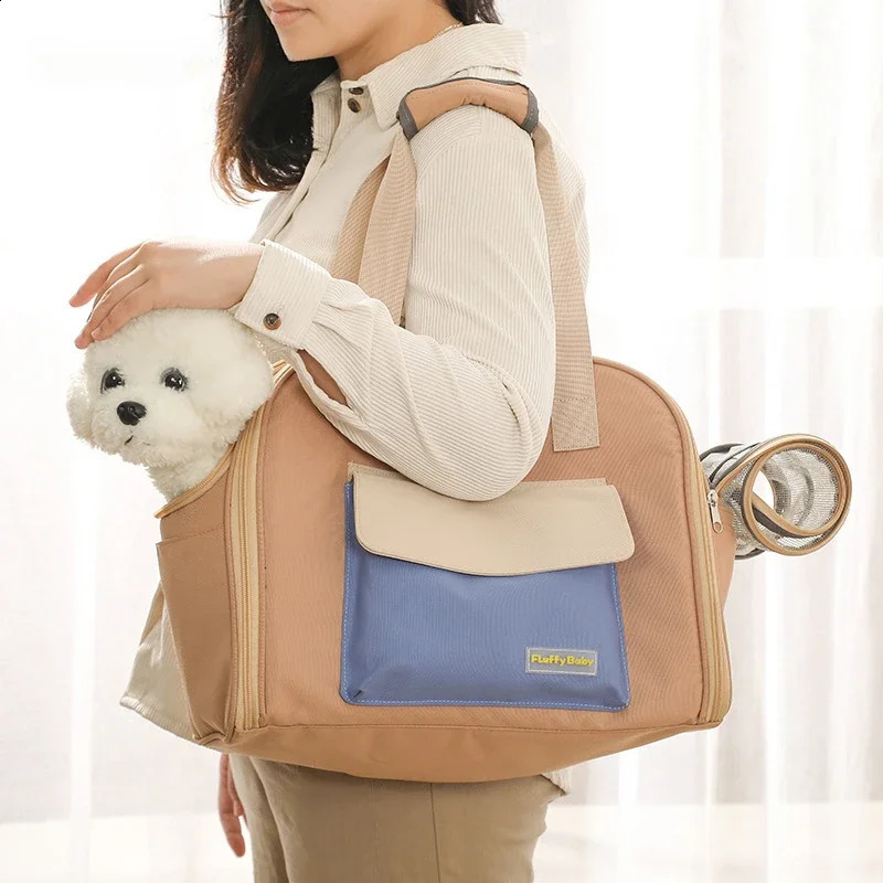 Pet Bag for Cats Travel Backpack and Transport for Dogs - Expandable Tunnel and Multiple Shoulder Strap Options 250526