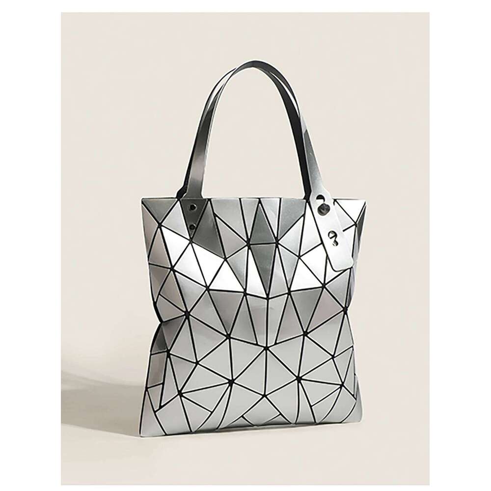 Geometric pattern tote stylish shoulder bag, fashionable handbag, suitable for daily use, casual
