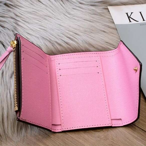 High-Quality Trendy Fashion Classic Short Printed Credit Card Holder 41938