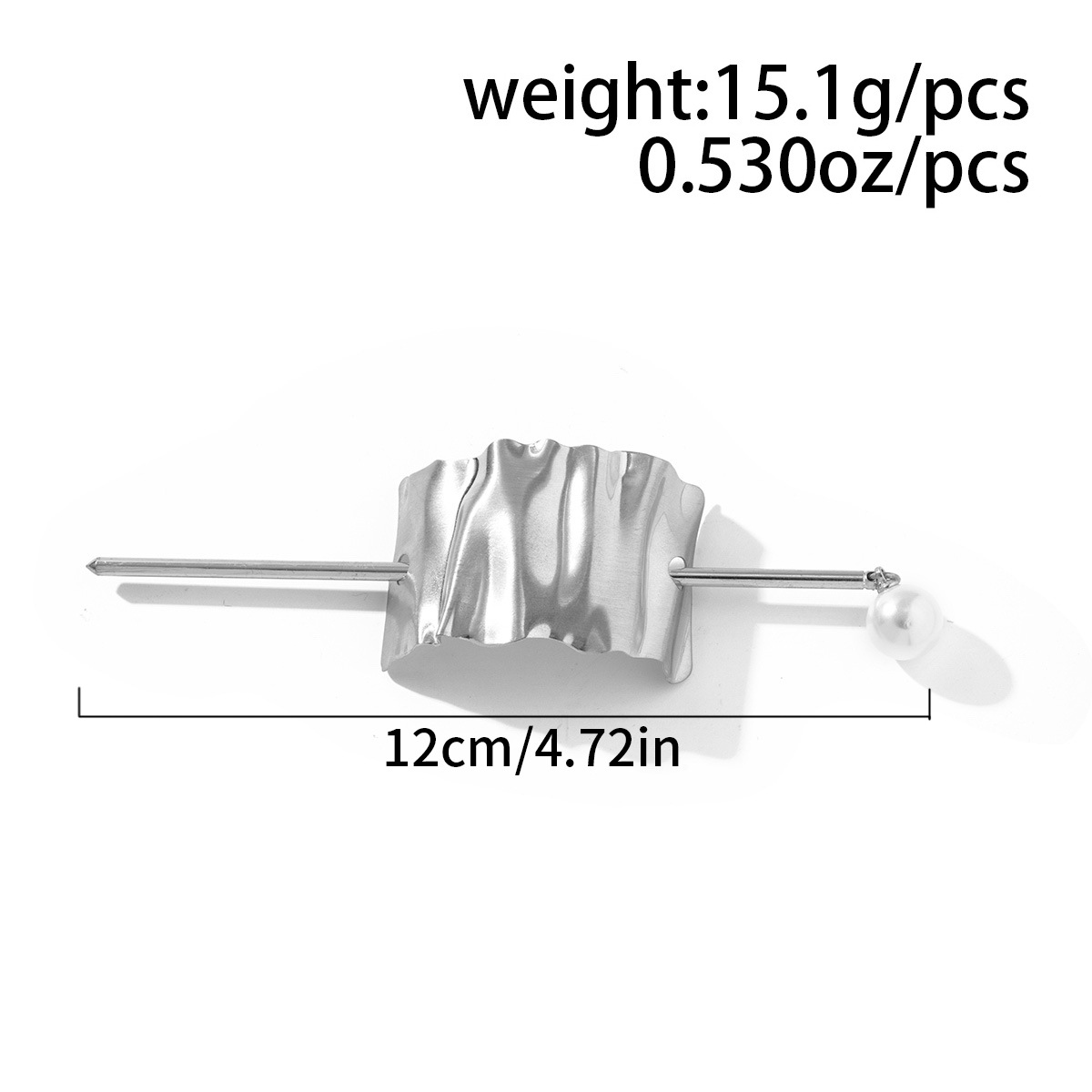 Newly Launched European and American Style Pearl Hair Accessories Hot Selling Hairpins and Irregular Hairpins for Back of Head Updos Niche Style