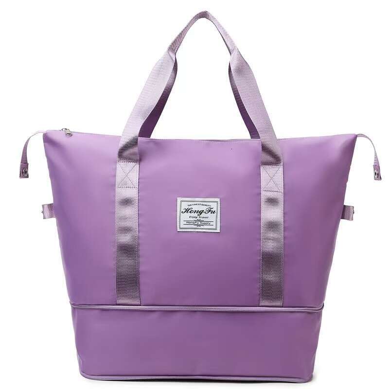 Dry Wet Separation Shoulder Expansion Yoga Fiess Large Capacity Foldable Travel Lage Storage Bag